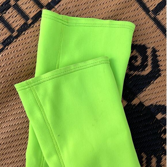 Brother Vellies | Brandy Tall Over The Knee Sock Boots Neon Green Size 9 - Picture 6 of 8